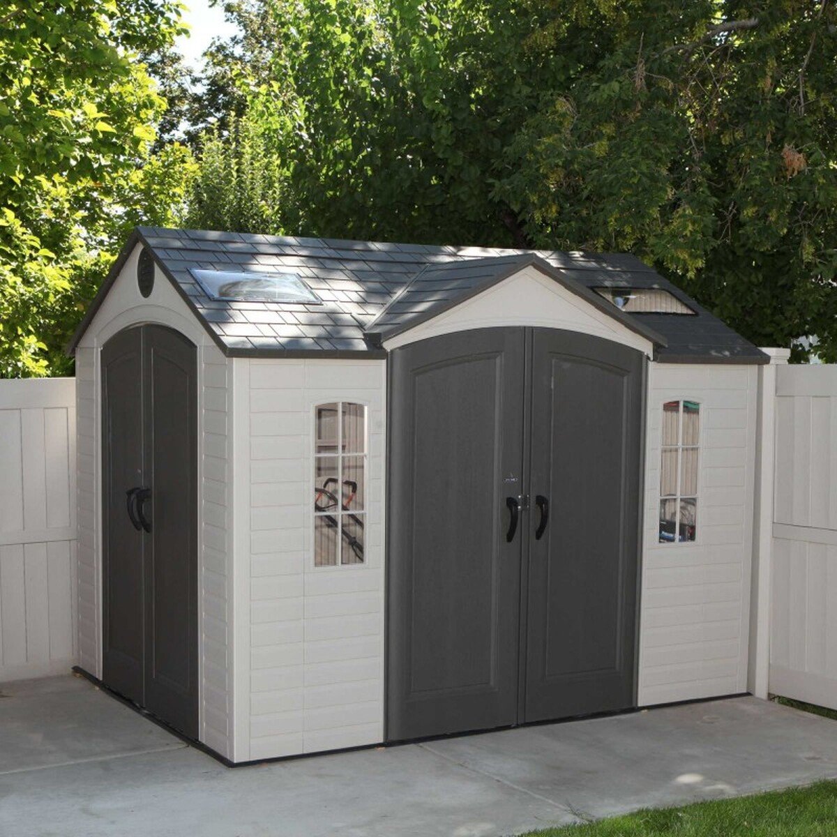 Lifetime 10x8 Garden Shed with Double Doors