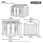 Lifetime 10x8 Garden Shed with Double Doors