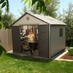 Lifetime 11x11 Plastic Storage Shed with Floor