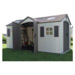 Lifetime 15x8 Plastic Storage Shed with Double Doors