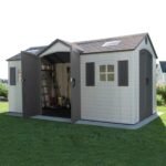 Lifetime 15x8 Plastic Storage Shed with Double Doors