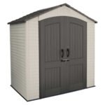 Lifetime 7x4.5 Plastic Outdoor Shed with Floor