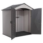 Lifetime 7x4.5 Plastic Outdoor Shed with Floor