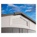 Lifetime 7x7 Plastic Storage Shed - 2 Windows