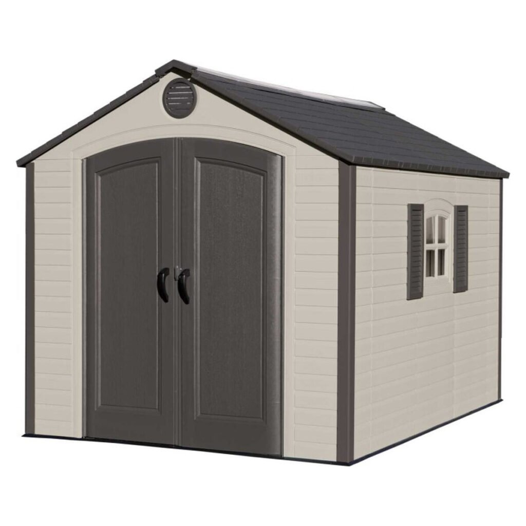 Lifetime 8x10 Outdoor Storage Shed with Ridge Skylight