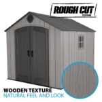 Lifetime 8x10 Rough Cut Backyard Storage Shed with Floor