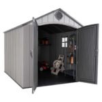 Lifetime 8x10 Rough Cut Backyard Storage Shed with Floor