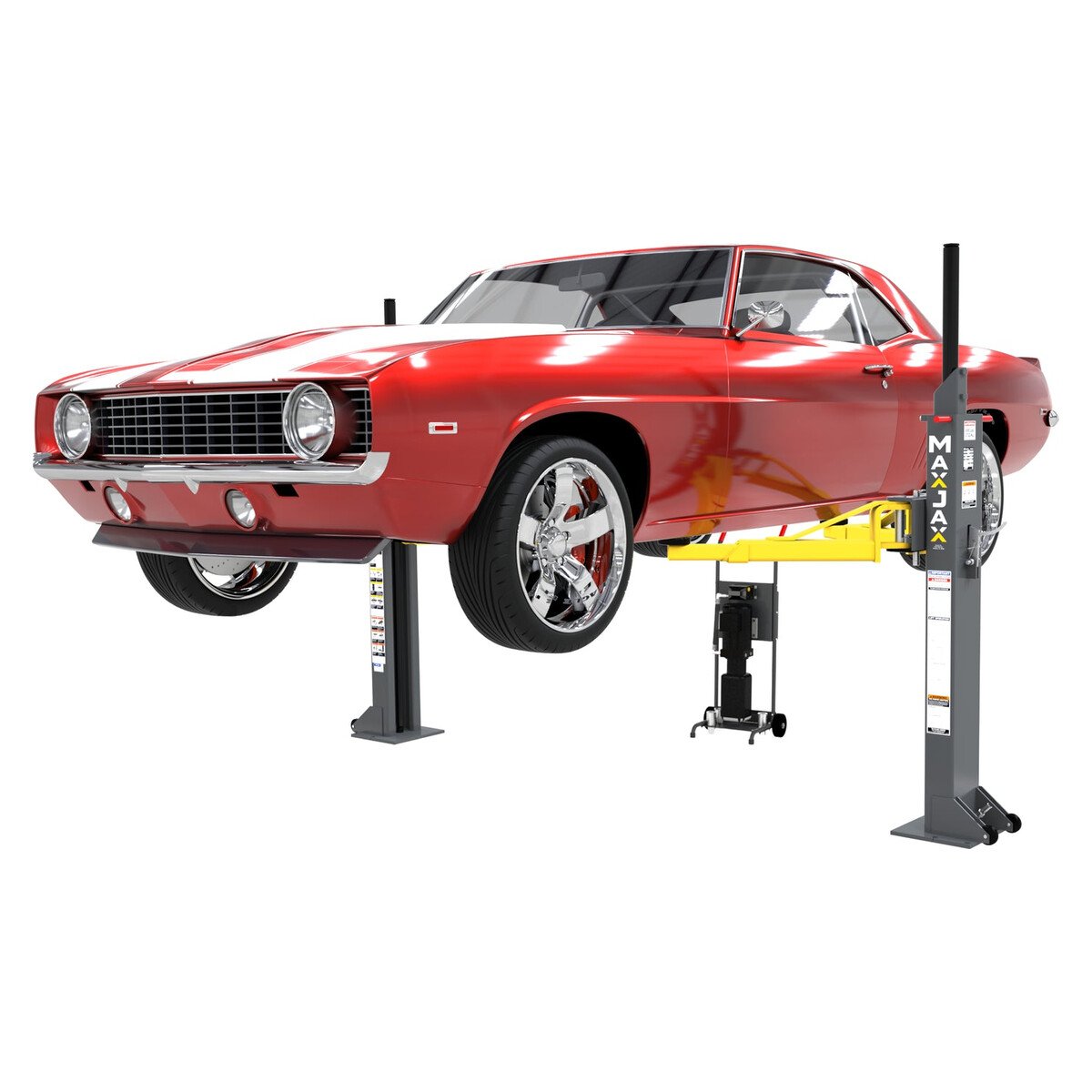 MaxJax M7K Standard Portable 2-Post Car Lift Package - 7,000 lb. Capacity