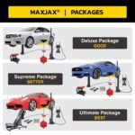 MaxJax M7K Standard Portable 2-Post Car Lift Package - 7,000 lb. Capacity