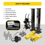MaxJax M7K Standard Portable 2-Post Car Lift Package - 7,000 lb. Capacity