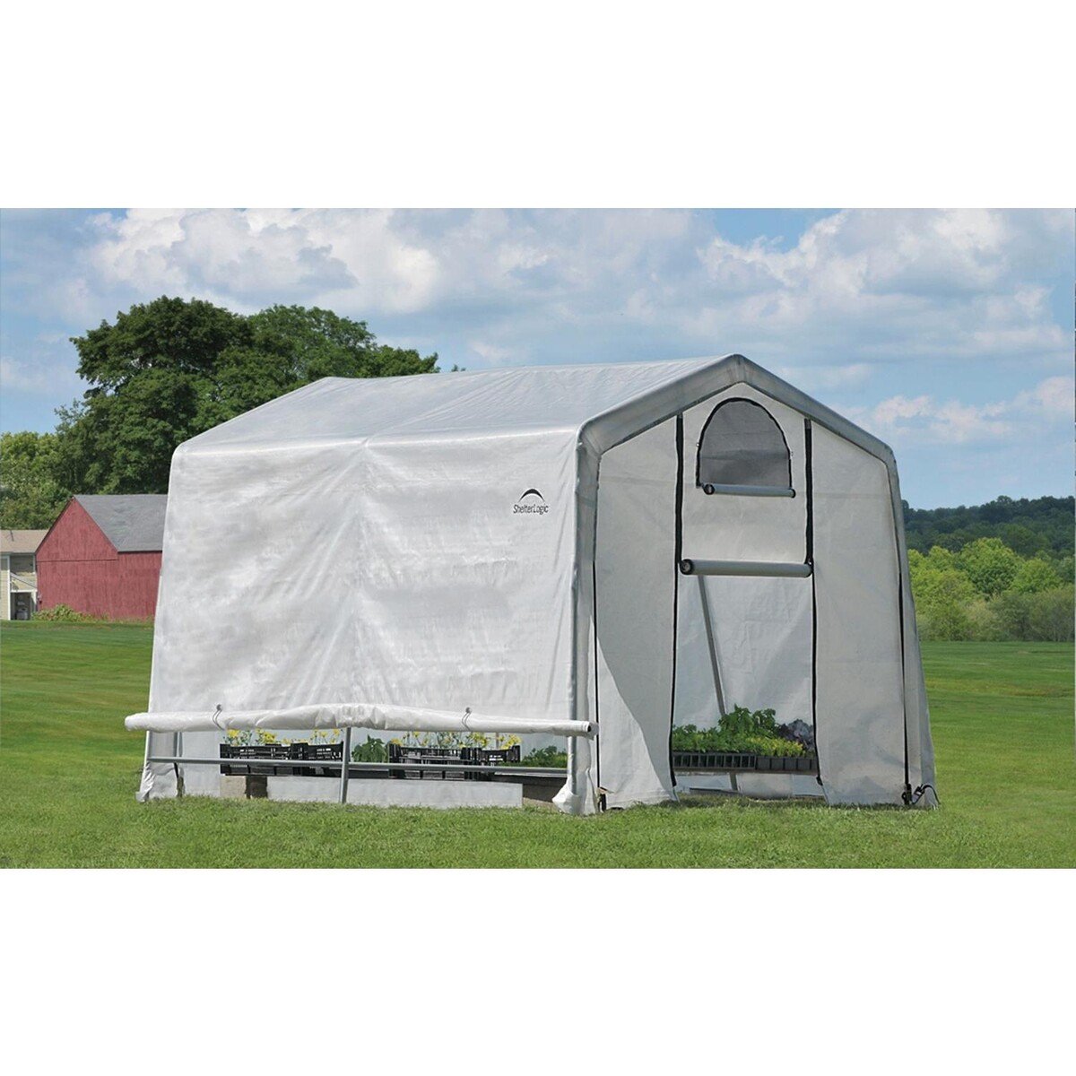 ShelterLogic GrowIt 10 ft. x 10 ft. Peak Style Greenhouse
