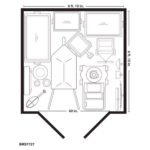 Suncast Cloverdale 7 ft. x 7 ft. Resin Horizontal Peak Storage Shed with Floor Kit