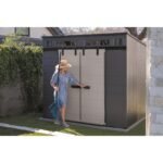 Suncast 8 ft. x 7 ft. Resin Standard Storage Shed with Floor Kit