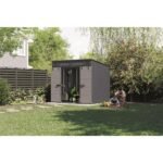 Suncast 8 ft. x 7 ft. Resin Standard Storage Shed with Floor Kit