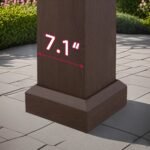 Sunjoy Fenwick Hardtop Gazebo with Wood-Grain Aluminum Frame