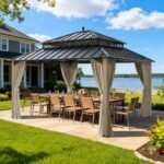 Sunjoy Kingston Elite 12x14 Cedar Hardtop Gazebo