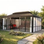VEIKOUS 12 ft. x 20 ft. Aluminum Hardtop Solarium Sunroom