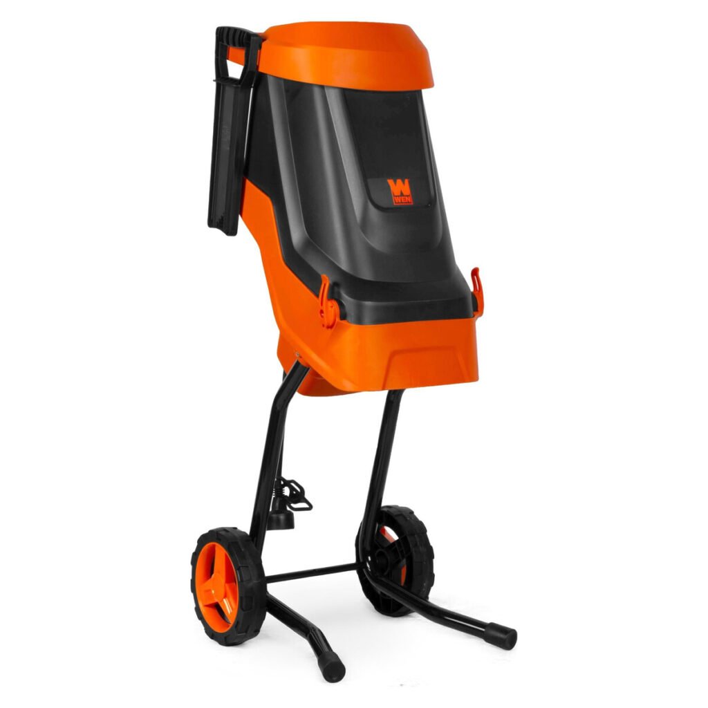 WEN 41119 15-Amp Electric Wood Chipper Shredder with 12-Gallon Collection Bag