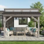 Yardistry 12.1 x 14.1 Split Roof Gazebo